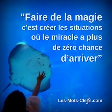 faire de la magie