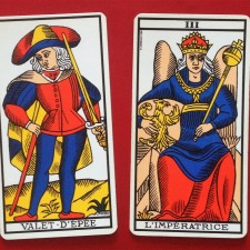 tarot combinaison valet épées impératrice
