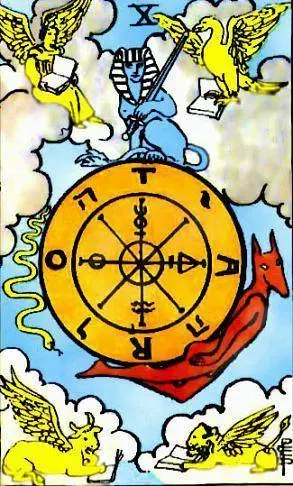 Les Majeures. X : la Roue de Fortune - Les Mots Clefs