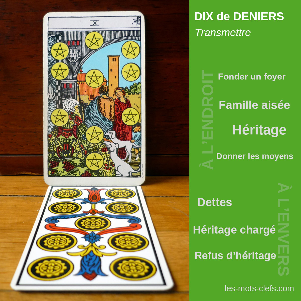 8 Deniers Tarot Signification Signification De La Carte Du Huit D 