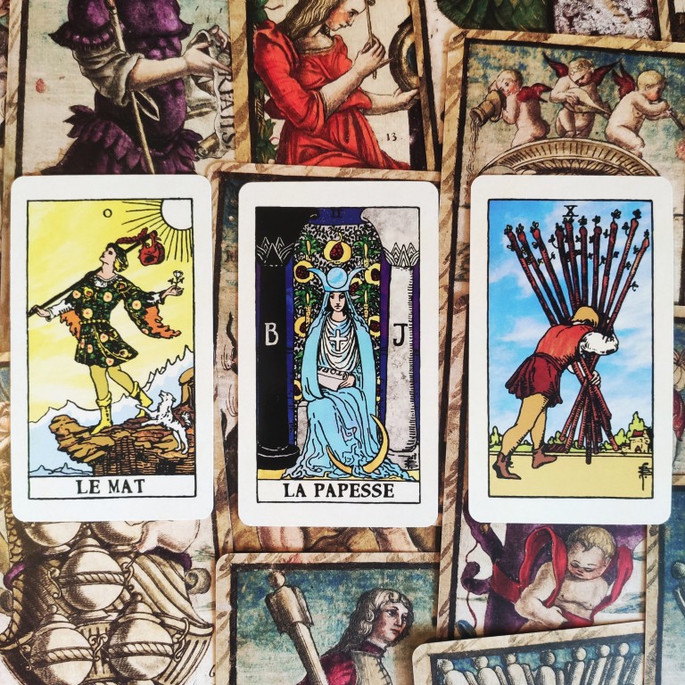 Tirage tarot 3 cartes négatif