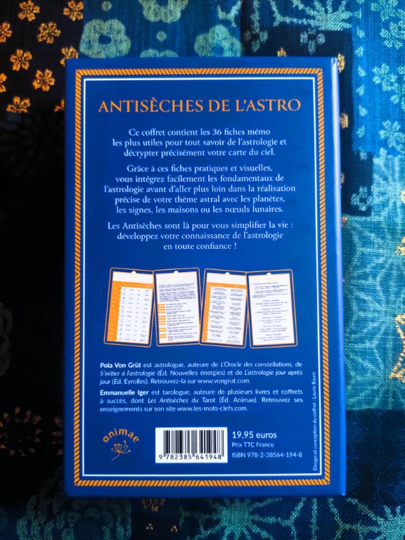 astrologie fiches mémo